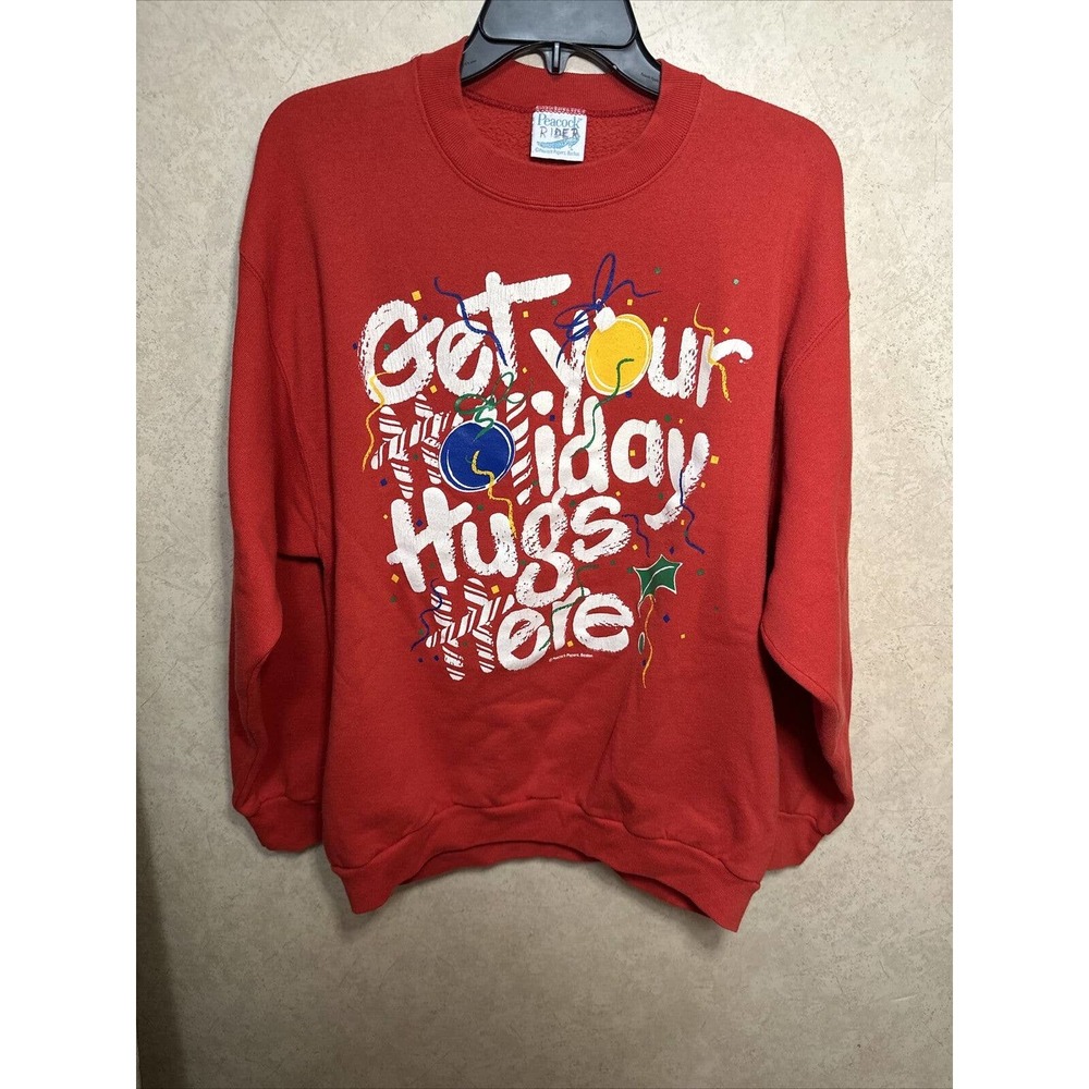 Vintage Peacock Bean Crewneck Sz XL GUC